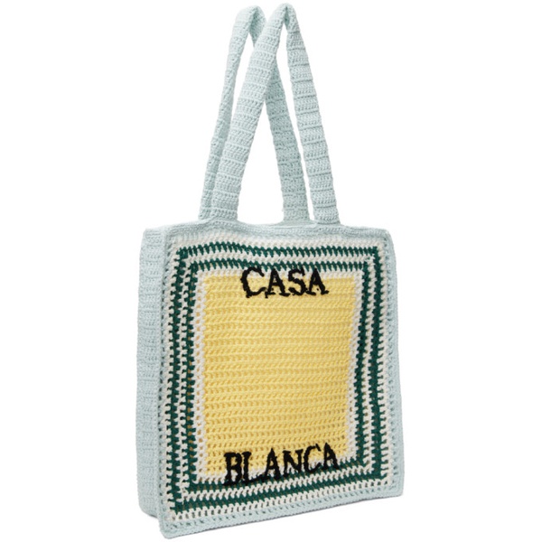 카사블랑카 Casablanca Multicolor Crochet Tote 241195F049000
