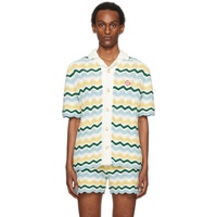 카사블랑카 Casablanca Multicolor Wavy Boucle Shirt 241195M192011