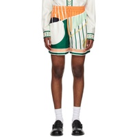 카사블랑카 Casablanca Multicolor Court Abstrait Shorts 241195M193003