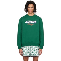 카사블랑카 Casablanca Green Casa Racing 3D Sweatshirt 241195M204010