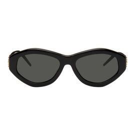 카사블랑카 Casablanca Black Monogram Plaque Sunglasses 241195M134020