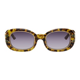 카사블랑카 Casablanca Brown Laurel Sunglasses 241195F005000