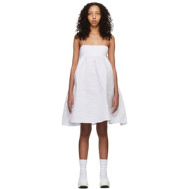 세실리에 반센 Cecilie Bahnsen SSENSE Exclusive White Lisbeth Dress 221002F052026