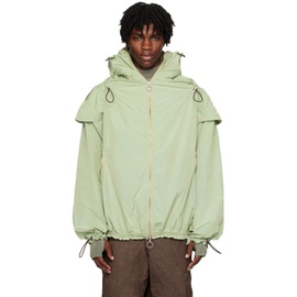Charlie Constantinou Green Garment-Dyed Jacket 232785M180001