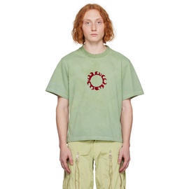 Charlie Constantinou Green Sun T-Shirt 232785M213000