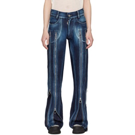 Charlie Constantinou Indigo Adjustable Fit Jeans 241785M186007