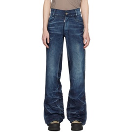 Charlie Constantinou Indigo Simplified Zip Jeans 241785M186003