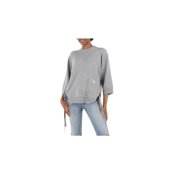 끌로에 Chloe Grey Wide Cut Cashmere Sweater CHC20SMP5650001J