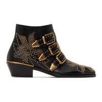 Chloe Black Susanna Ankle Boots 231338F113000