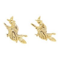 초포바 로위나 Chopova Lowena Gold Witching Earrings 241529F022008