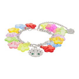 초포바 로위나 Chopova Lowena SSENSE Exclusive Silver Flower Charm Bracelet 241529M142001
