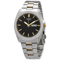 Citizen MEN'S Stainless Steel Black Dial Watch BF0584-56E