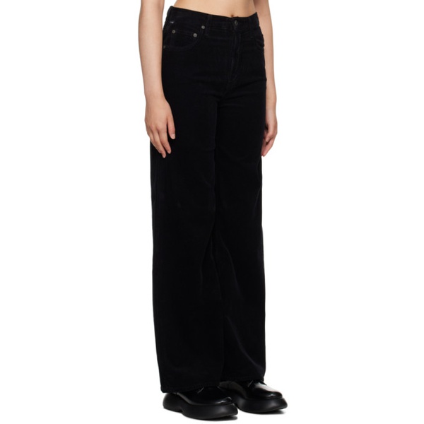  Citizens of Humanity Black Paloma Trousers 232030F087008
