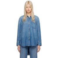Citizens of Humanity Blue Cocoon Denim Shirt 241030F109007