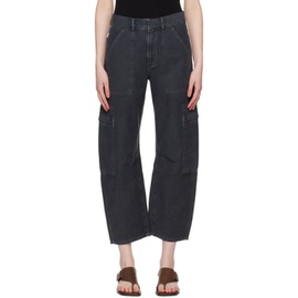 Citizens of Humanity Black Marcelle Low Slung Cargo Pants 241030F069054