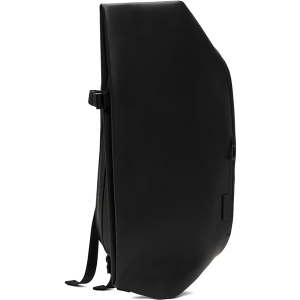  Coete&Ciel Black Isar M Allura Recycled Leather Backpack 241559M166019
