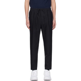 Comme des Garcons Homme Navy Drawstring Trousers 241057M191007