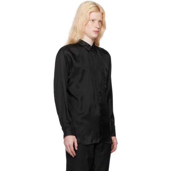  Comme des Garcons Shirt Black Buttoned Shirt 232270M192025