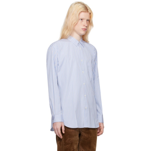  Comme des Garcons Shirt Blue Striped Shirt 232270M192020