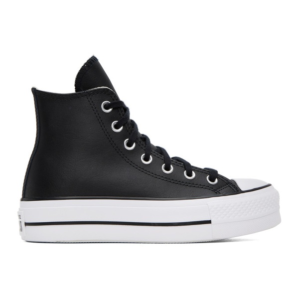  컨버스 Converse Black Chuck Taylor All Star Lift Sneakers 232799F127014