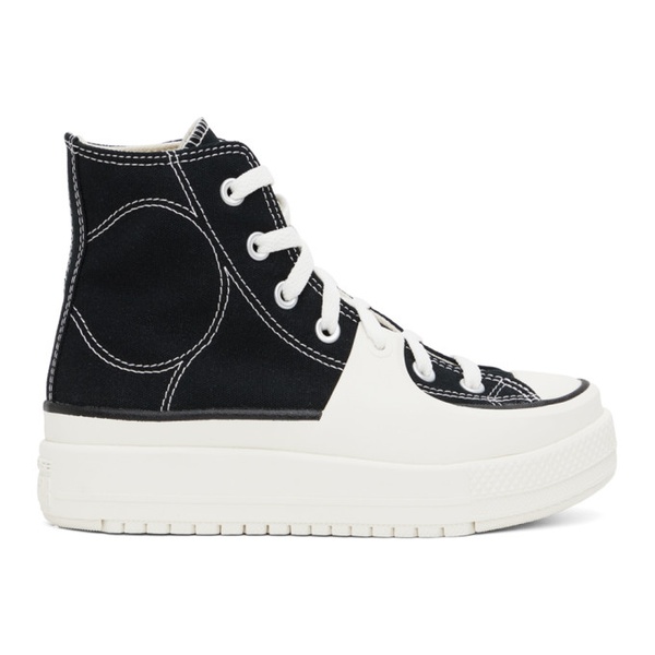  컨버스 Converse Black & White Construct Sneakers 232799M236020