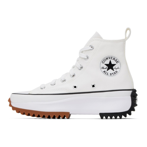  컨버스 Converse White Run Star Hike Sneakers 232799M236009