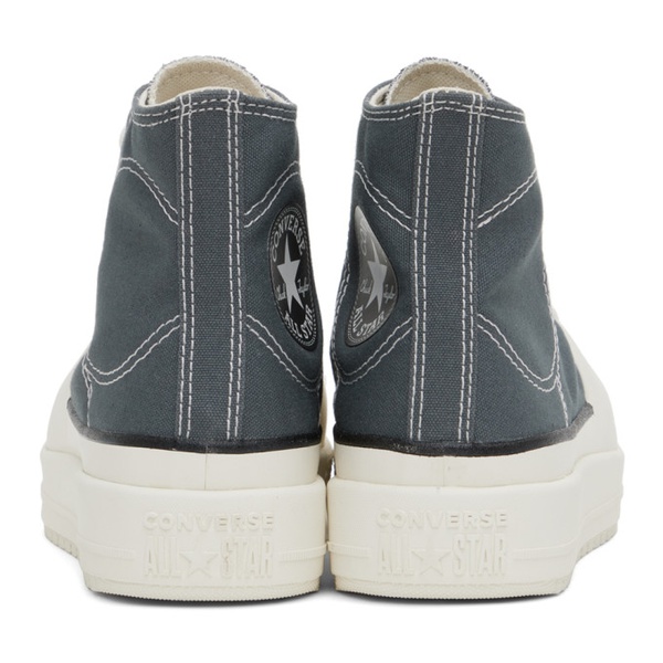  컨버스 Converse Gray & White Chuck Taylor All Star Construct Sneakers 231799M237078