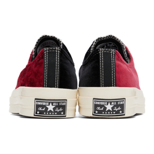  컨버스 Converse Black & Red Chuck 70 OX Sneakers 231799M237002