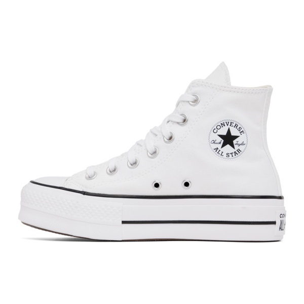  컨버스 Converse White Chuck Taylor All Star Sneakers 231799F127112