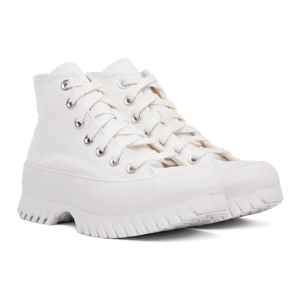  컨버스 Converse White Chuck Taylor All Star Lugged 2.0 Sneakers 241799F127017