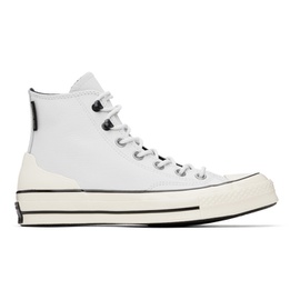 컨버스 Converse White Chuck 70 Leather Sneakers 241799M236004
