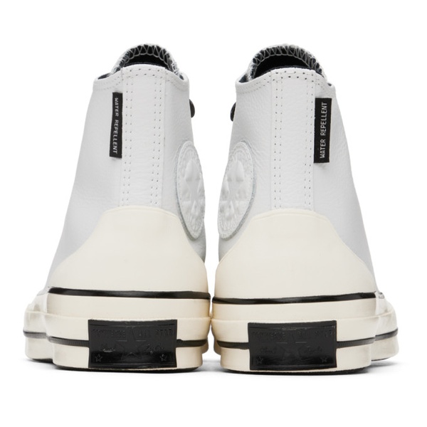  컨버스 Converse White Chuck 70 Leather Sneakers 241799M236004