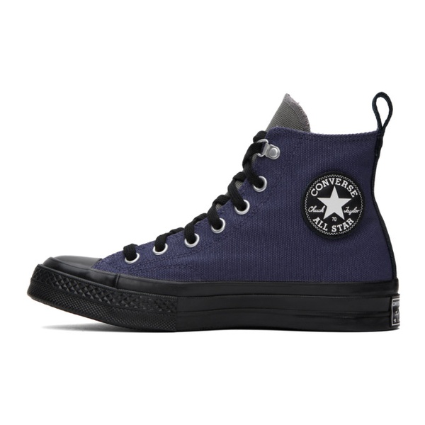  컨버스 Converse Navy & Gray Chuck 70 GORE-TEX Sneakers 241799M236007