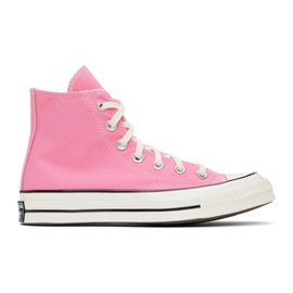 컨버스 Converse Pink Chuck 70 High Top Sneakers 242799M236036