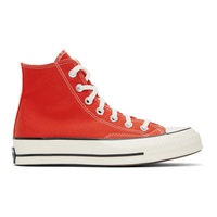 컨버스 Converse Red Chuck 70 High Top Sneakers 242799M236038