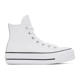 컨버스 Converse White Chuck Taylor All Star Lift Sneakers 232799F127019