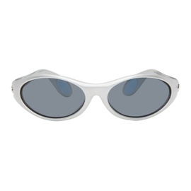 코페르니 Coperni Silver Cycling Sunglasses 241325M134001
