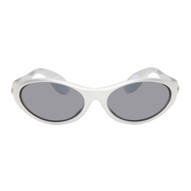 코페르니 Coperni Gray Oval Sunglasses 241325F005001