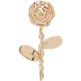 Corali Gold Rose Petit Single Earring 241396F009000