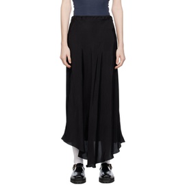 Cordera Black Fluid Maxi Skirt 232909F093000