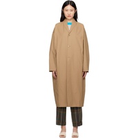 Cordera Beige Cover Up Trench Coat 241909F059006