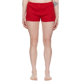 Cou Cou SSENSE Exclusive Red The Short Boy Shorts 241492F088000