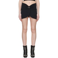 Courreges Black Ellipse Miniskirt 241783F090009