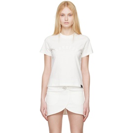 Courreges White AC Straight T-Shirt 241783F110015