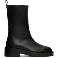 Courreges Black Embossed Boots 232783F114000