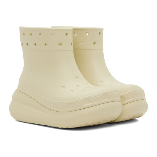 크록스 Crocs 오프화이트 Off-White Crush Boots 241209F113000