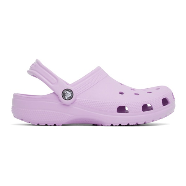 크록스 Crocs Purple Classic Clogs 231209F121007