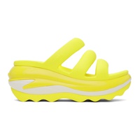 Crocs Yellow Mega Crush Triple Strap Sandals 242209F124002