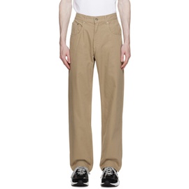 DANCER Khaki Five-Pocket Trousers 231898M191015