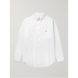 DANTON Button-Down Collar Logo-Appliqued Coolmax Oxford Shirt 1647597319141273